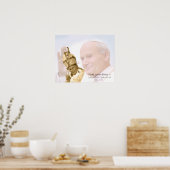 Paus John Paul II Collage Canvas Poster (Keuken)