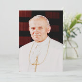 Paus John Paul II Kaart (Staand voorkant)