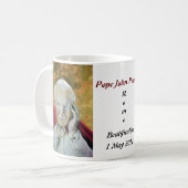 Paus John Paul II Koffiemok (Voorkant links)