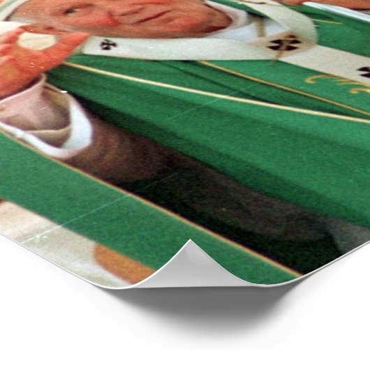 Paus John Paul II Poster (Hoek)