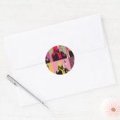 Paus John Paul II Ronde Sticker (Envelop)