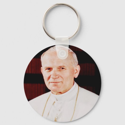 Paus John Paul II Sleutelhanger (Voorkant)