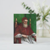 Paus Julius II door het Briefkaart Raphael (Staand voorkant)