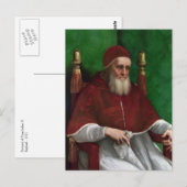 Paus Julius II door het Briefkaart Raphael (Voorkant / Achterkant)