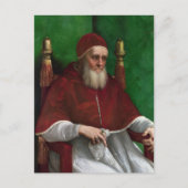 Paus Julius II door het Briefkaart Raphael (Voorkant)