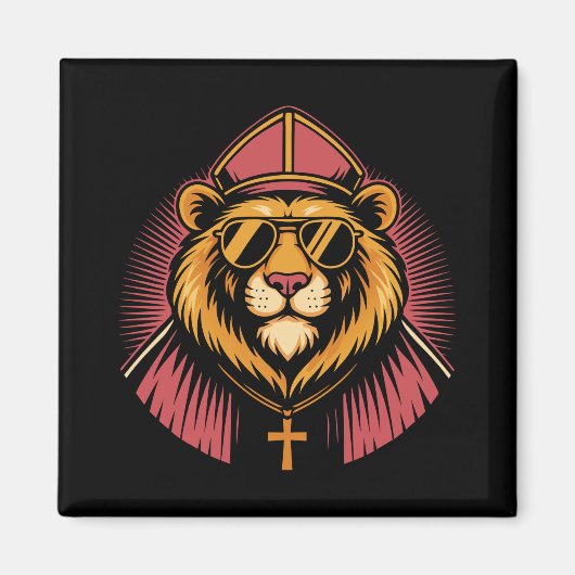 Paus Leo de 16e Leo XIV Magneet (Voorkant)