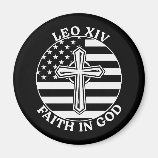 Paus Leo de 16e Leo XIV Magneet (Voorkant)
