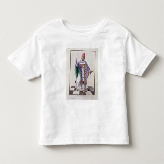 paus Leo III (795-816) uit 'Receuil des Estampes', Kinder Shirts (Voorkant)