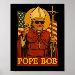 Paus Leo Paus Bob Eerste Amerikaanse Paus  Papa Poster
