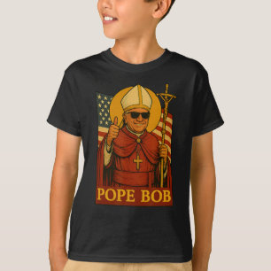 Paus Leo Paus Bob Eerste Amerikaanse Paus Papa T-shirt