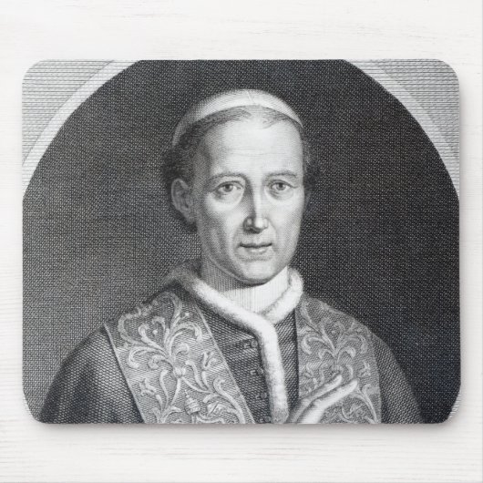 paus Leo XII, gegraveerd door Raffaele Persichini Muismat (Voorkant)