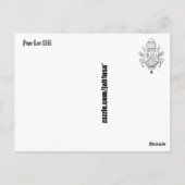 Paus Leo XIII Briefkaart (Achterkant)