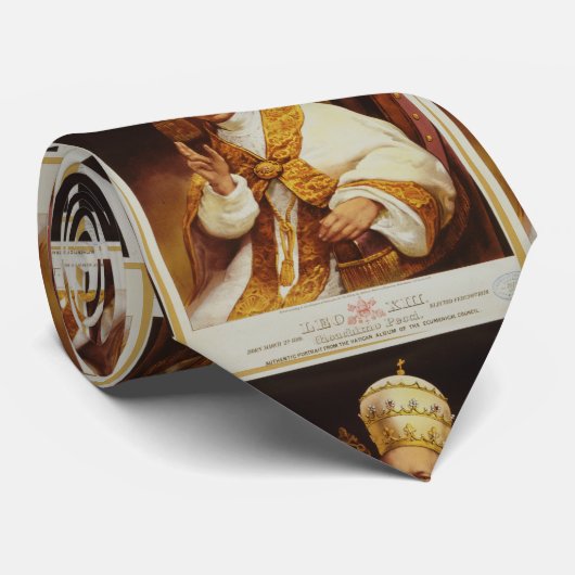 Paus Leo XIII Vincenzo Gioacchino Luigi Pecci Stropdas (Opgerold)