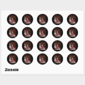 Paus Leo XIV 0 Ronde Sticker (Vel)