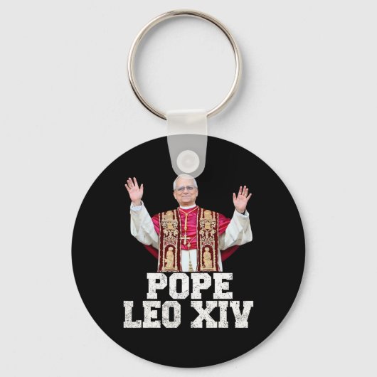 Paus Leo XIV 1 Sleutelhanger (Voorkant)