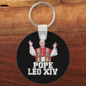 Paus Leo XIV 1 Sleutelhanger (Voorkant)