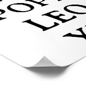 Paus Leo XIV 3 Poster (Hoek)