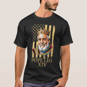 Paus Leo XIV, Amerikaanse vlag 2025 Vaticaan Leo X T-shirt