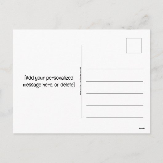 PAUS LEO XIV Bid Vette Leeuw Christelijk Feestdagenkaart (Achterkant)