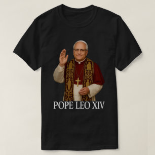 Paus Leo XIV Chicago Kardinaal Robert Prevost Vint T-shirt