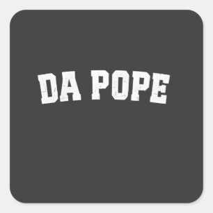 Paus Leo XIV Christelijke Kerk Da Paus Da Vierkante Sticker