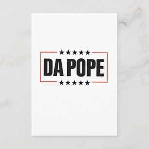 Paus Leo XIV Christelijke Kerk Da Pope Informatiekaartje