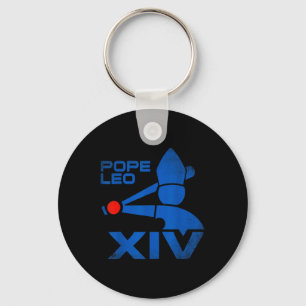 Paus Leo XIV Da Paus Leo 14 Honkbal Sleutelhanger
