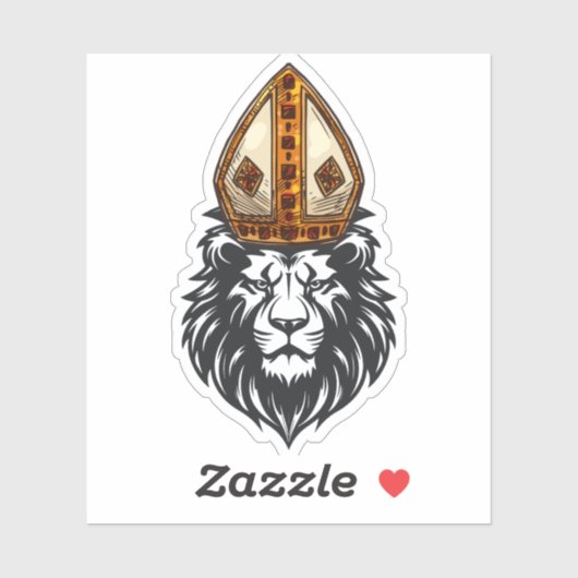 Paus Leo XIV, de eerste historische paus van Ameri Sticker (Vel)