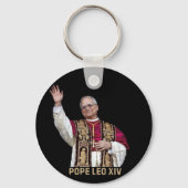Paus Leo XIV, de eerste historische paus van de Ve Sleutelhanger (Voorkant)