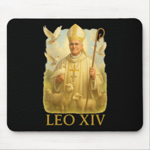 Paus Leo XIV Duiven - Christelijke Katholieke Gelo Muismat