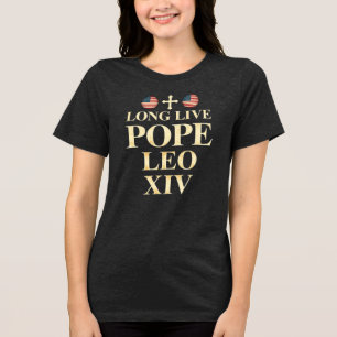 Paus Leo XIV - Een nieuw tijdperk van geloof en vr Tri-Blend Shirt