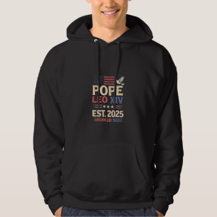 Paus Leo XIV est. 2025 4 juli VS Vlag Hoodie