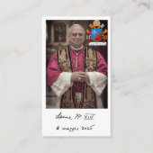 Paus Leo XIV Gebed Kaart Contactkaartje (Voorkant)