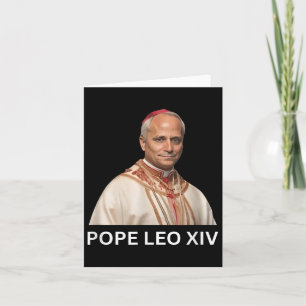 Paus Leo XIV, God zegene Paus Leo XIV T-shirt Kaart