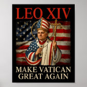 Paus Leo XIV maakt Vaticaan weer groot Katholiek Poster (Voorkant)