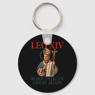 Paus Leo XIV maakt Vaticaan weer groot Katholiek Sleutelhanger