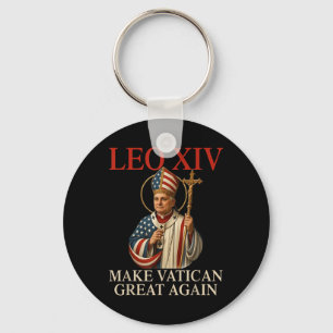Paus Leo XIV maakt Vaticaan weer groot Katholiek Sleutelhanger