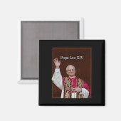 Paus Leo XIV Magneet (Voorkant / Achterkant)
