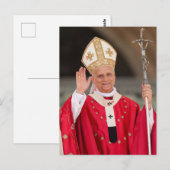 Paus Leo XIV Pinksterzondag 2025 Briefkaart (Voorkant / Achterkant)