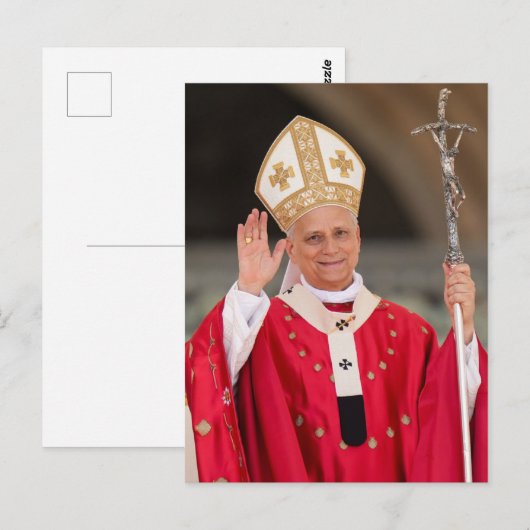 Paus Leo XIV Pinksterzondag 2025 Briefkaart (Voorkant / Achterkant)