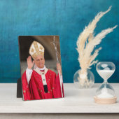 Paus Leo XIV Pinksterzondag 2025 Fotoplaat (Zijkant)