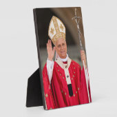 Paus Leo XIV Pinksterzondag 2025 Fotoplaat (Zijkant)