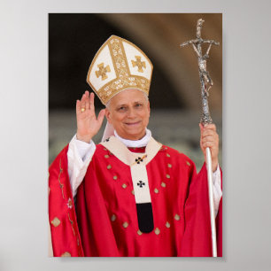Paus Leo XIV Pinksterzondag 2025 Poster
