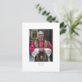 Paus Leo XIV Robert Francis Prevost Briefkaart (Staand voorkant)