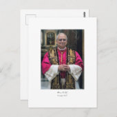 Paus Leo XIV Robert Francis Prevost Briefkaart (Voorkant / Achterkant)