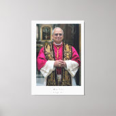 Paus Leo XIV Robert Francis Prevost Canvas Afdruk (Voorkant)
