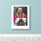 Paus Leo XIV Robert Francis Prevost Canvas Afdruk (Insitu (Houten vloer))