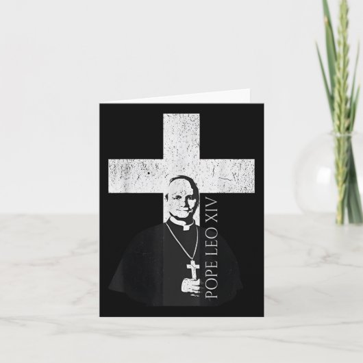 Paus Leo XIV Robert Francis Prevost Kaart (Voorkant)