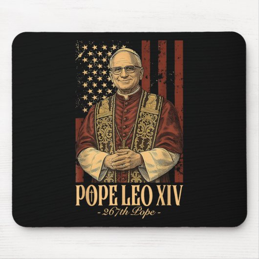 Paus Leo XIV Robert Francis Prevost Muismat (Voorkant)