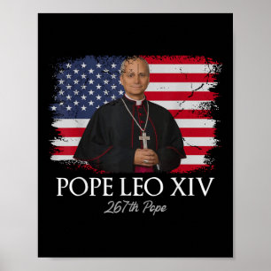 Paus Leo XIV Robert Franciscus heeft de eerste Ame Poster